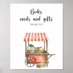 Markt-Baby-Party - Bücher Karten und Geschenke Poster