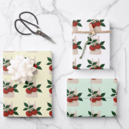 Markt Fresh Tomato Tasche — Bespoke Food Gift Wrap Geschenkpapier Set
