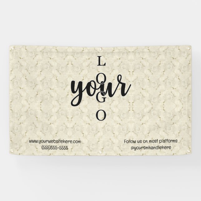 Markt für das Logo der Marmorgesellschaft Banner (Horizontal)