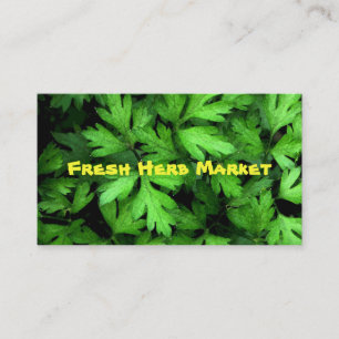 Markt für frische Kräuter Visitenkarte