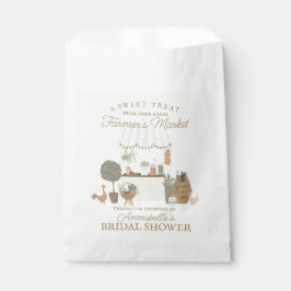 Markt für grüne Bauern Frische Brautparty Geschenktütchen