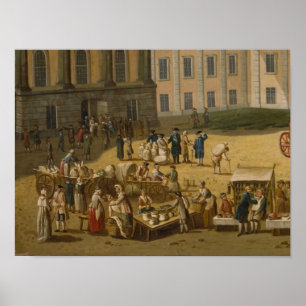 Markt im Alter Markt, Potsdam, 1772 Poster