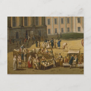 Markt im Alter Markt, Potsdam, 1772 Postkarte
