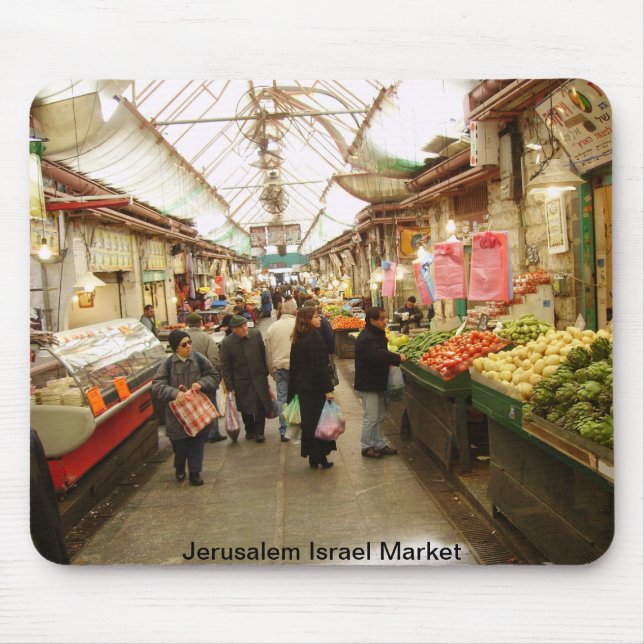 Markt Jerusalems Israel Mousepad (Vorne)