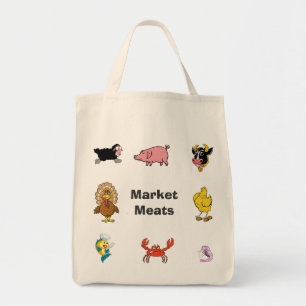 Markt-/Lebensmittelgeschäft-Fleisch-Tasche Tragetasche