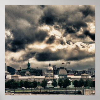 Markt Marche Bonsecours/Bonsecours Poster