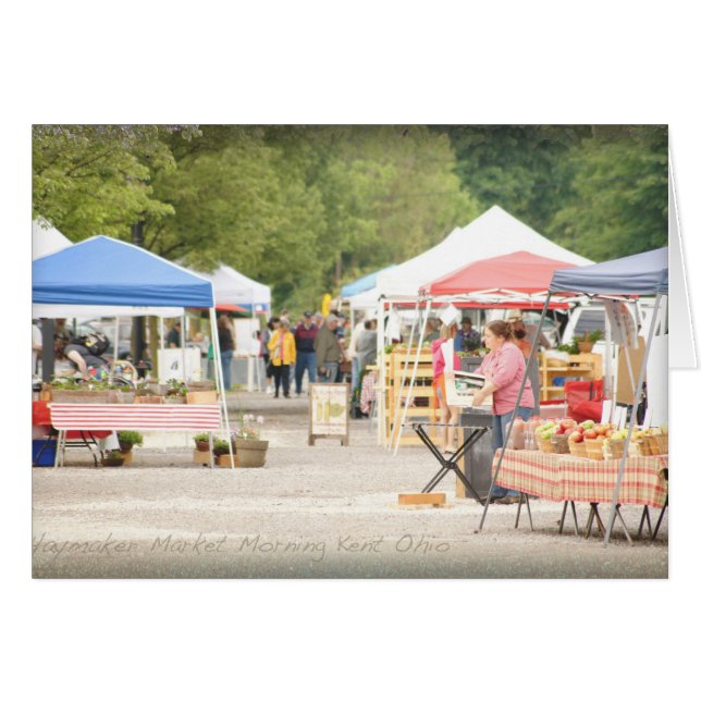 Markt-Morgen (Vorderseite (Horizontal))