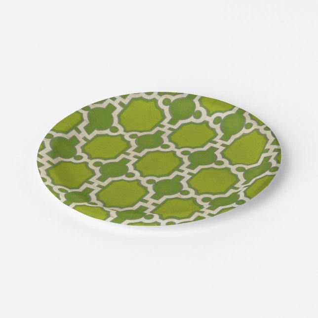 Markt-Motive IV Pappteller (Schrägansicht)