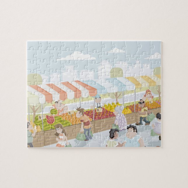 Markt Puzzle (Horizontal)