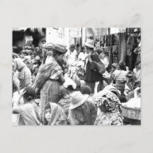 Markt Sololá Guatemala Vintage-Foto
