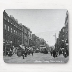Markt-Straße, Manchester, c.1910 2 Mousepad