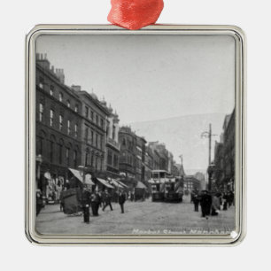 Markt-Straße, Manchester, c.1910 2 Silbernes Ornament