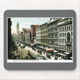Markt-Straße, Philadelphia, PA Mousepad