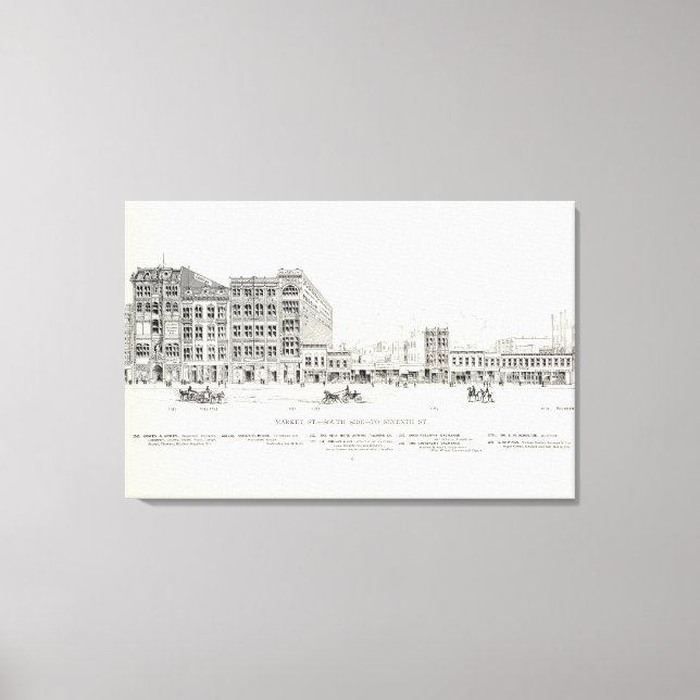 Markt Süd 7. Leinwanddruck (Vorderseite)