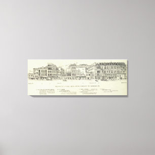 Markt und Mission der zweiten Westseite Leinwanddruck