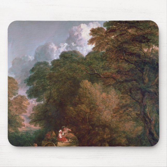 Markt-Wagen Thomas Gainsboroughs |The, 1786 Mousepad (Vorne)