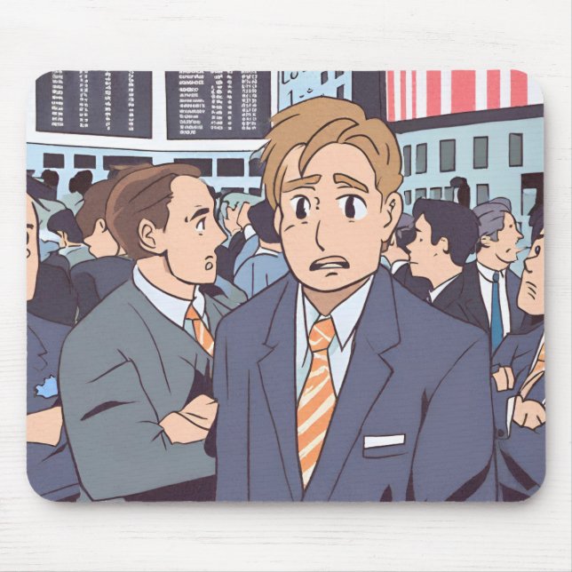 Marktabsturz Mousepad (Vorne)