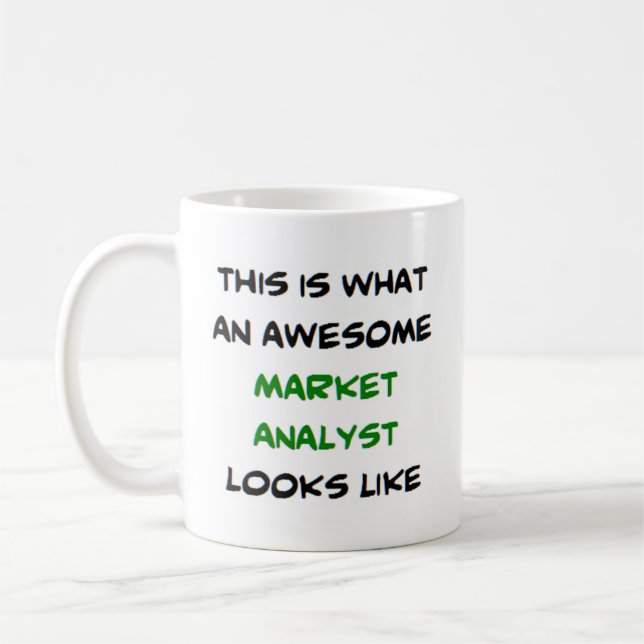 Marktanalytiker, phantastisch kaffeetasse (Links)