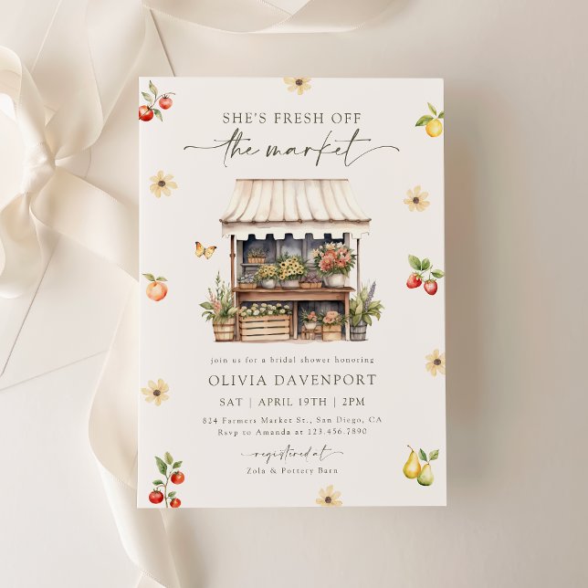 Marktfrische Bauern - Brautparty Einladung (Von Creator hochgeladen)