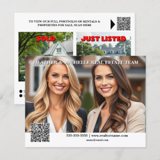 Marktführendes reales Anwesen, das bearbeitbares F Postkarte