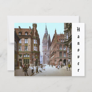Marktkirche in Hannover, Deutsches Reich (um 1900) Postkarte