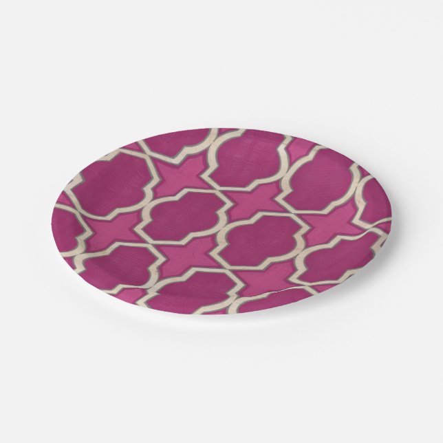 Marktmotive II Pappteller (Schrägansicht)