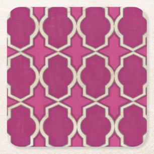 Marktmotive II Rechteckiger Pappuntersetzer