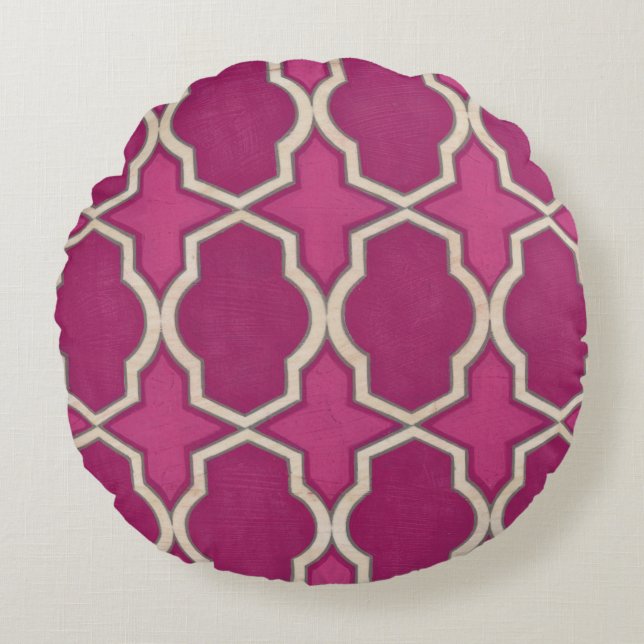 Marktmotive II Rundes Kissen (Vorderseite)