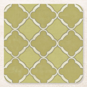 Marktmotive IX Rechteckiger Pappuntersetzer