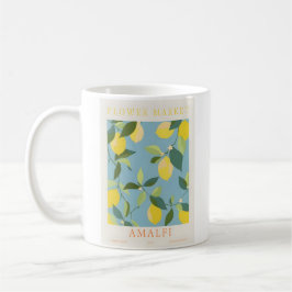 Marktplakat für Amalfi-Blume Kaffeetasse