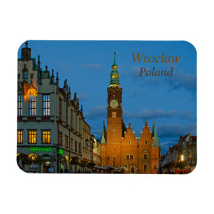 Marktplatz Breslau Polen Magnet