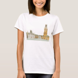 Marktplatz. Brügge Belgien T-Shirt