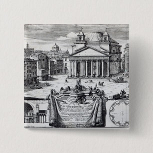 Marktplatz della Rotonda mit Blick auf Pantheon Button