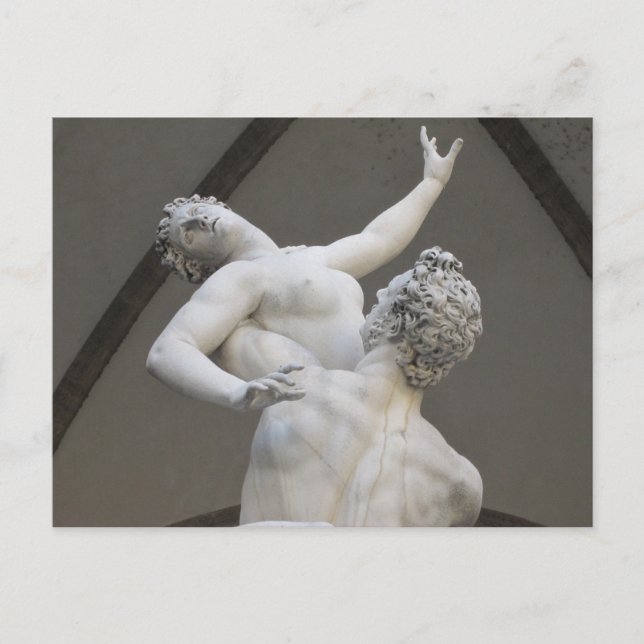 Marktplatz della Signoria, Postkarte Florenz, (Vorderseite)