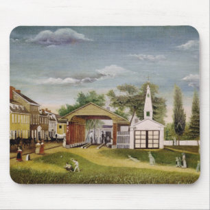 Marktplatz, Germantown, Pennsylvania Mousepad