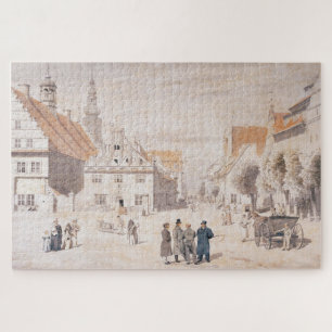 Marktplatz in Greifswald - Friedrich Puzzle