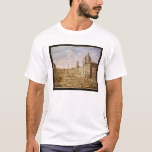 Marktplatz Navona, Rom, schauend in Richtung zu T-Shirt