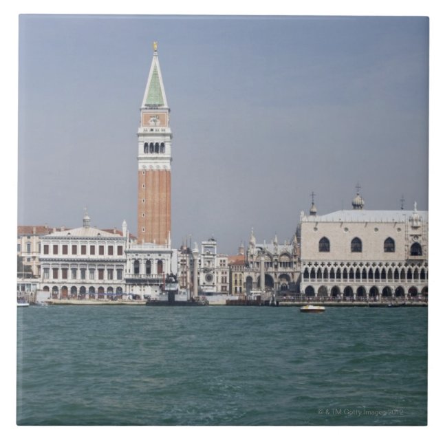 Marktplatz San Marco Venedig Italien Fliese (Vorderseite)