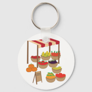 Marktplatz Schlüsselanhänger