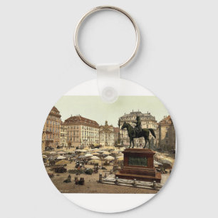 Marktplatz, Wien, Österreich-Ungarn prächtig P Schlüsselanhänger