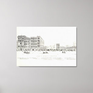 Marktsüdseite 7. leinwanddruck