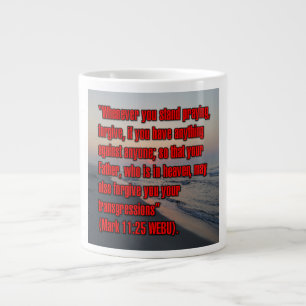 Markus 11:25 WEBU Tasse