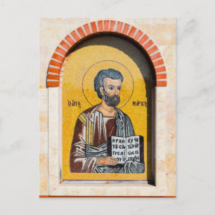 Markus das Christliche Evangelist-Orthodoxe Symbol Postkarte