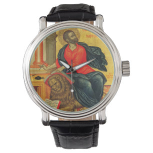 Markus der evangelistischen orthodoxen Ikone Armbanduhr
