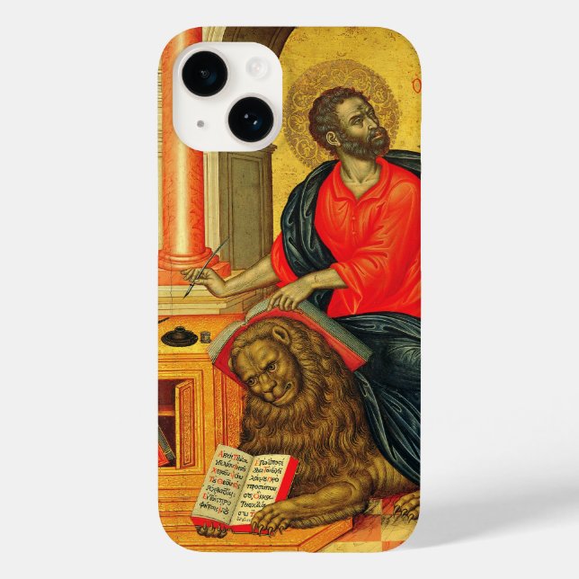Markus der evangelistischen orthodoxen Ikone Case-Mate iPhone Hülle (Rückseite)