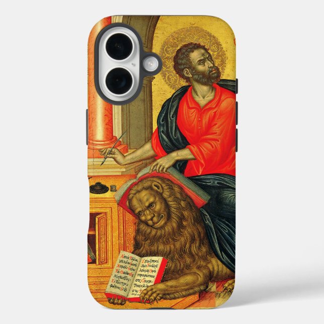 Markus der evangelistischen orthodoxen Ikone Case-Mate iPhone Hülle (Rückseite)