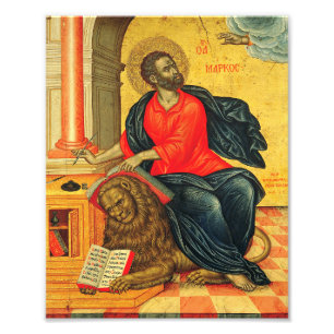 Markus der evangelistischen orthodoxen Ikone Fotodruck
