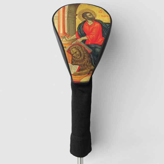 Markus der evangelistischen orthodoxen Ikone Golf Headcover (Vorderseite)