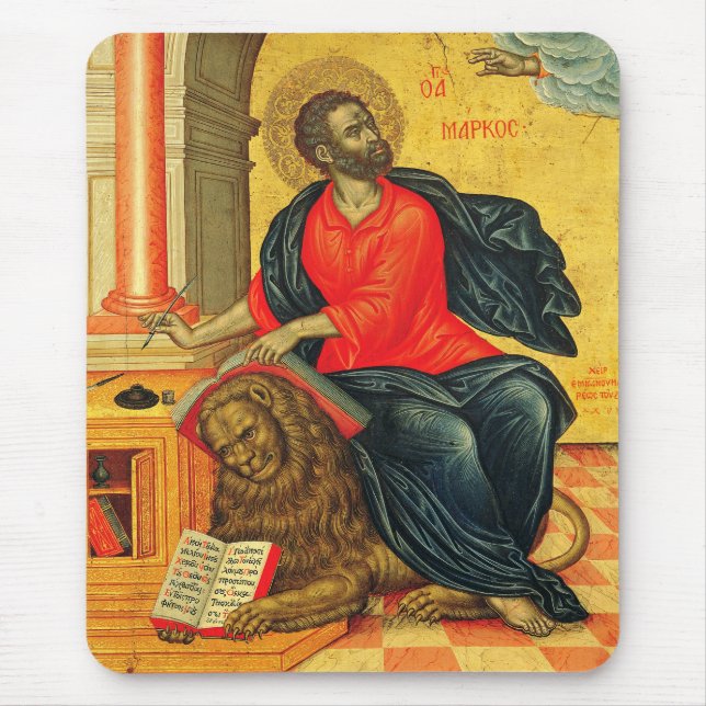 Markus der evangelistischen orthodoxen Ikone Mousepad (Vorne)