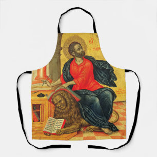 Markus der evangelistischen orthodoxen Ikone Schürze